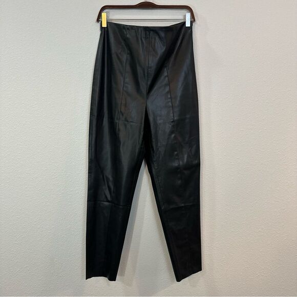 Zara Faux Leather Skinny Pull On Pant 194 - Picture 1 of 4